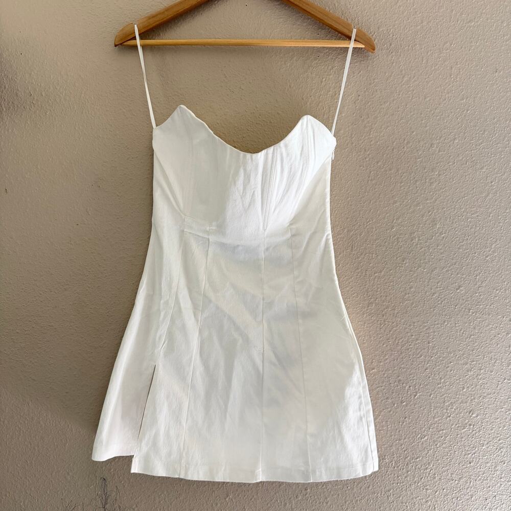 NEW White Fox Change The Tune Mini Dress in Off White size Med
